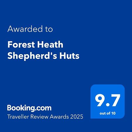 Forest Heath Shepherd'S Huts Ringwood Extérieur photo